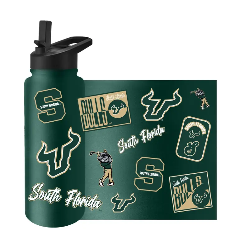 South Florida 34oz Dreamweave Quencher Bottle