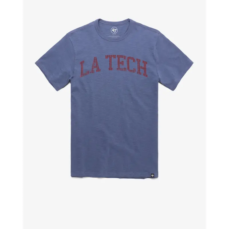 LOUISIANA TECH BULLDOGS GRIT WORDMARK '47 SCRUM TEE