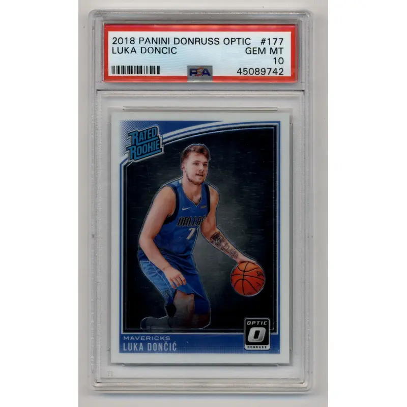 Luka Doncic 2018-19 Donruss Optic Rookie #177 PSA 10 Gem Mint 9742