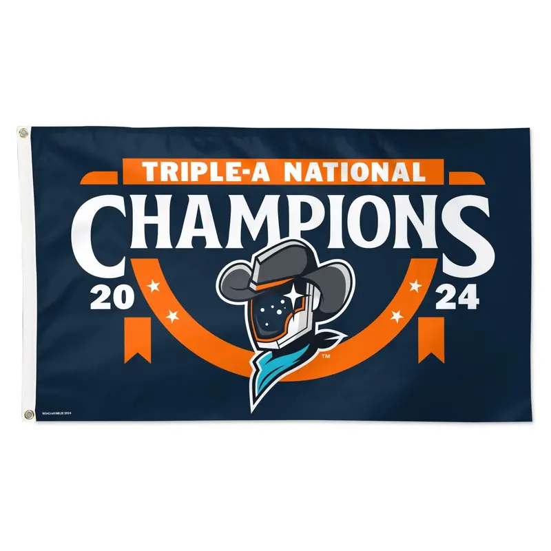 Sugar Land Space Cowboys Wincraft Flag National Champs 2024 - Final Sale