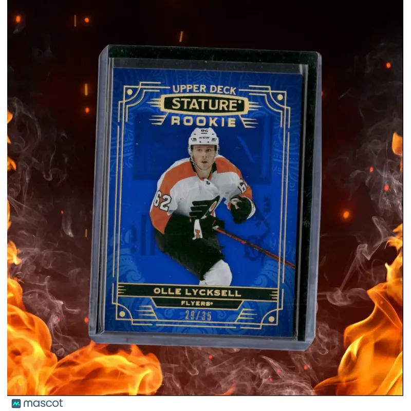 2022-23 Upper Deck Stature Olle Lycksell Blue Rookie 29/35 #247