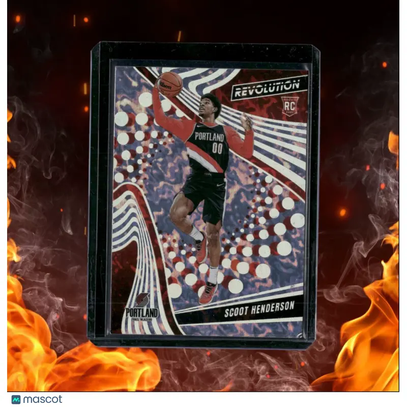 2023-24 Panini Revolution Holiday Scoot Henderson Avalanche Rookie #109