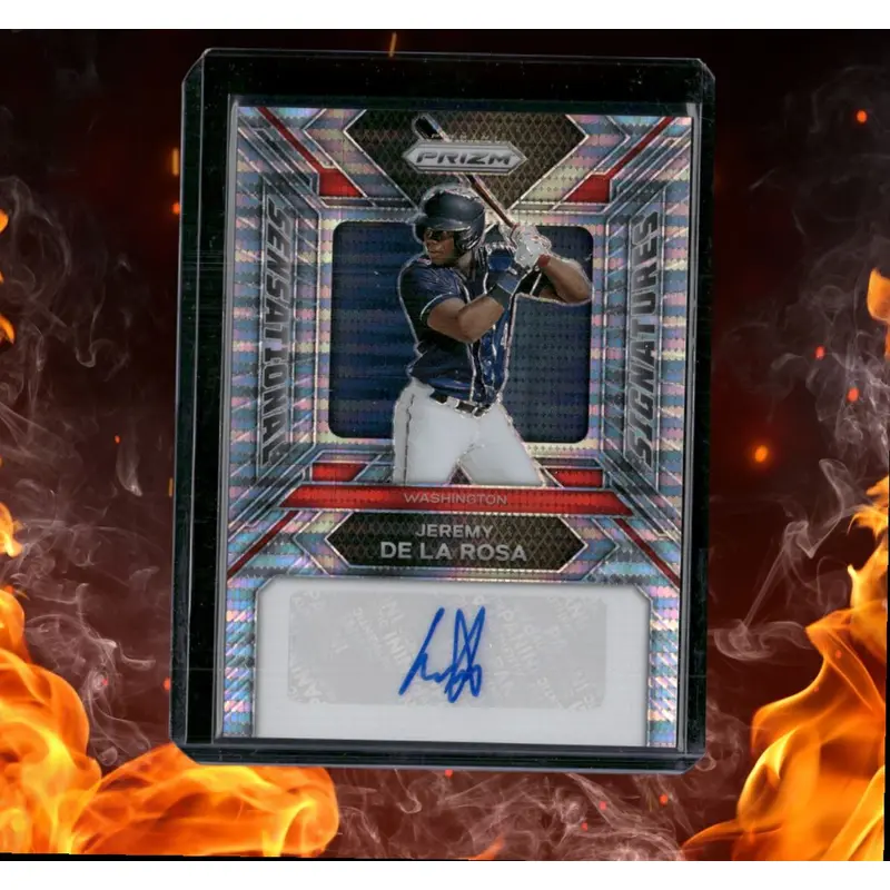 2024 Panini Prizm Jeremy De La Rosa Sensational Signatures Pulsar Prizm 123/199