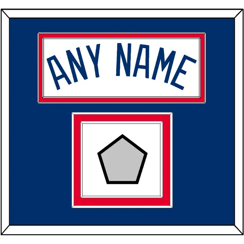Los Angeles Name & World Series Jersey Patch - Home White (2007-2023) - Double Mat 2