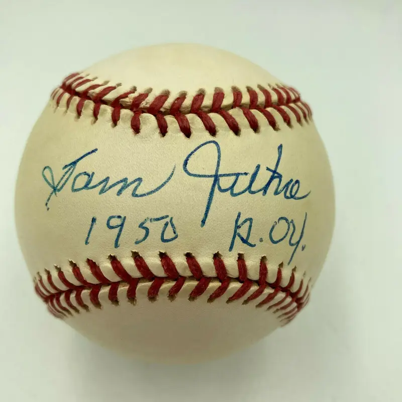 Sam Jethroe 1950 ROY Signed Major League Baseball Negro League Legend JSA