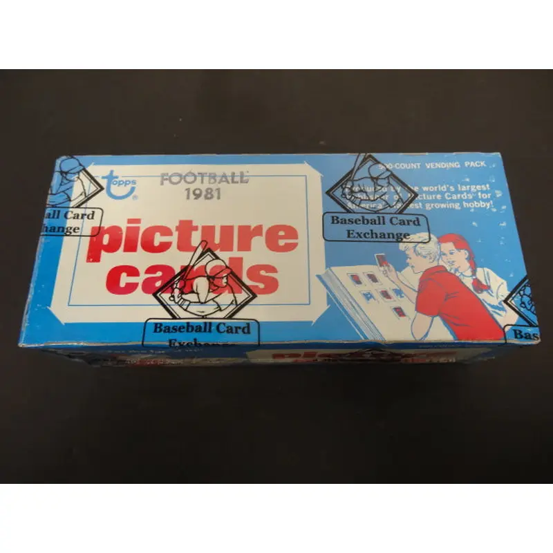 1981 Topps Football Unopened Vending Box (FASC)