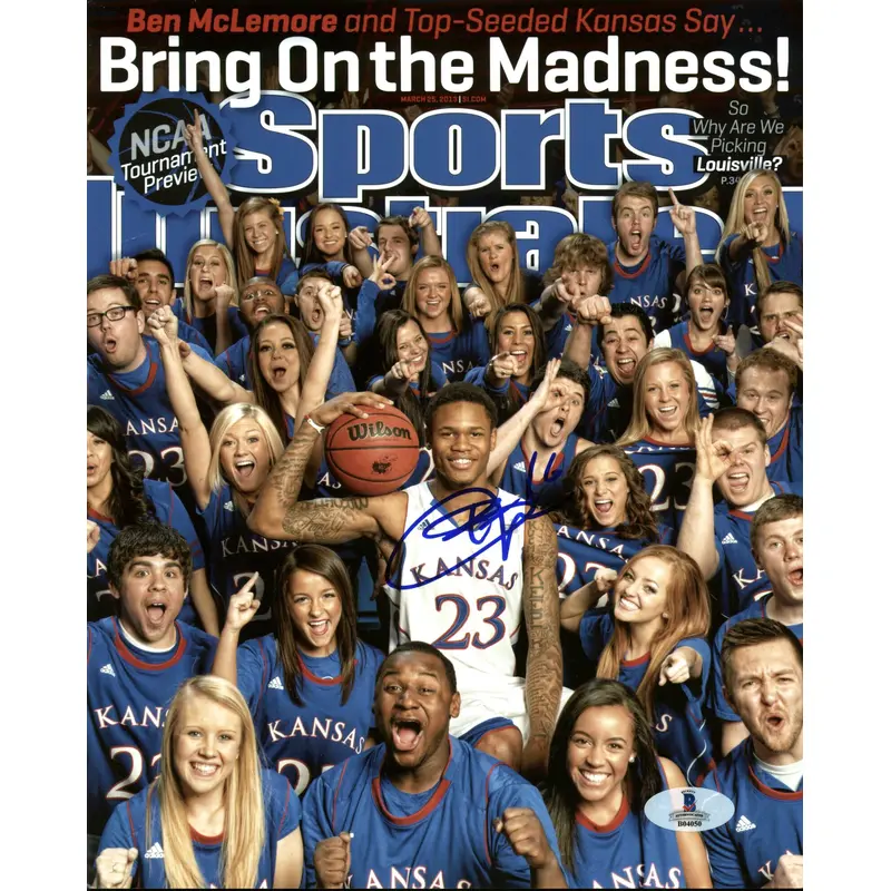 Kansas Ben McLemore Authentic Signed 8X10 Photo Autographed BAS #B04050