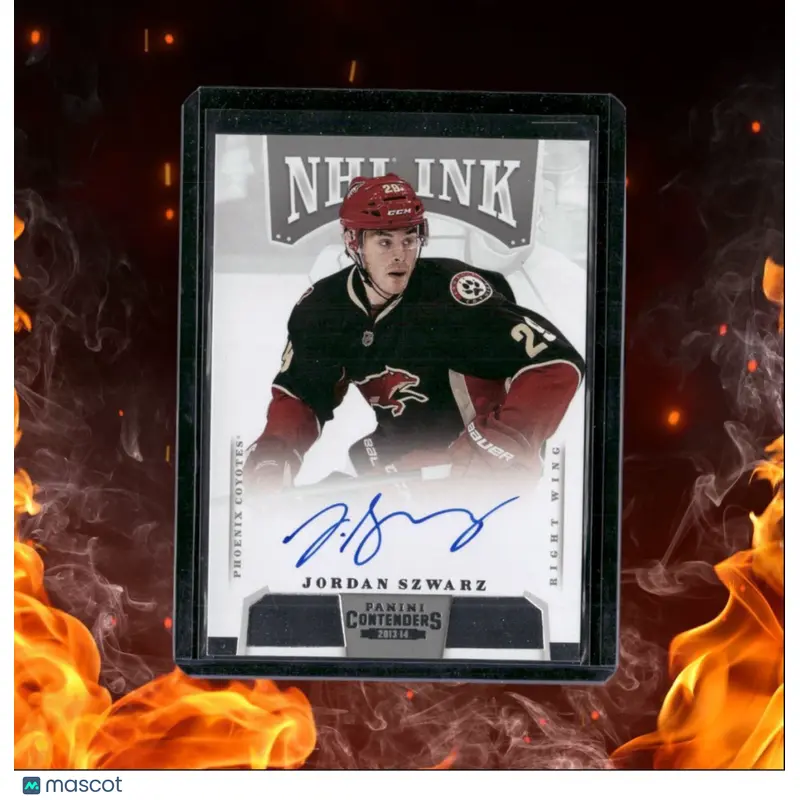 2013-14 Panini Contenders Jordan Szwarz NHL Ink Auto #I-JSZ