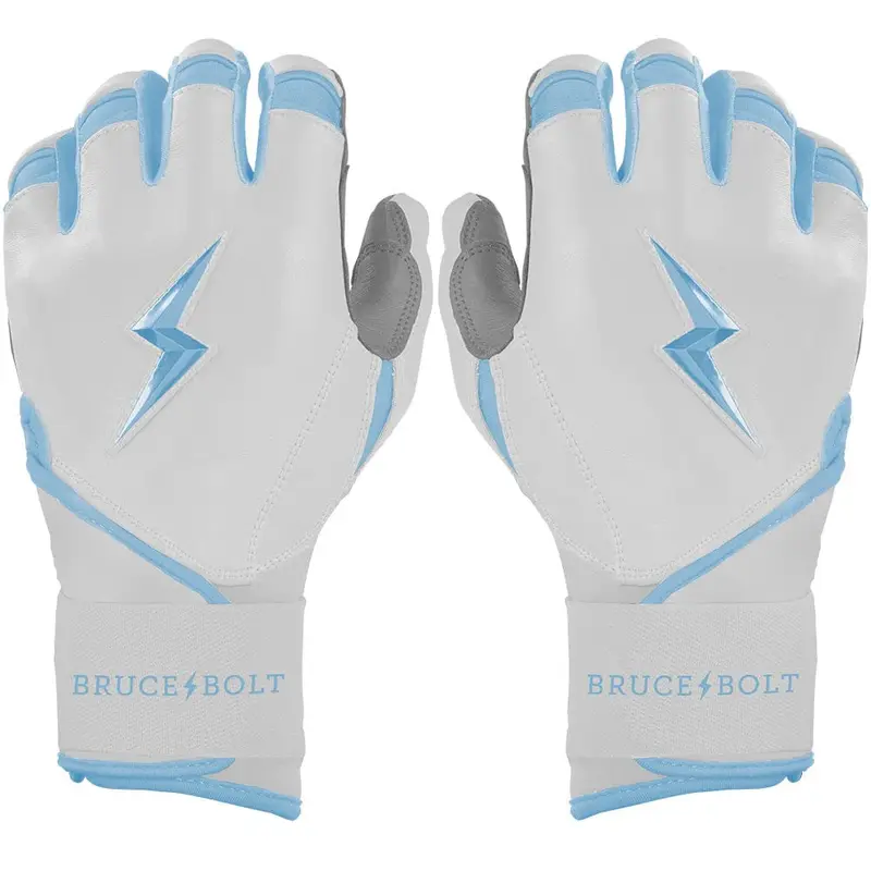 2024 Bruce Bolt Pro Chrome Long Cuff Youth Batting Gloves