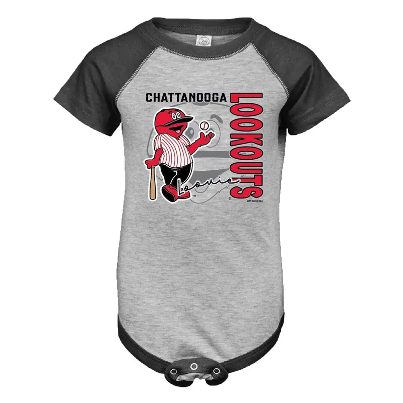 Chattanooga Lookouts Heathersmoke Infant Onsie