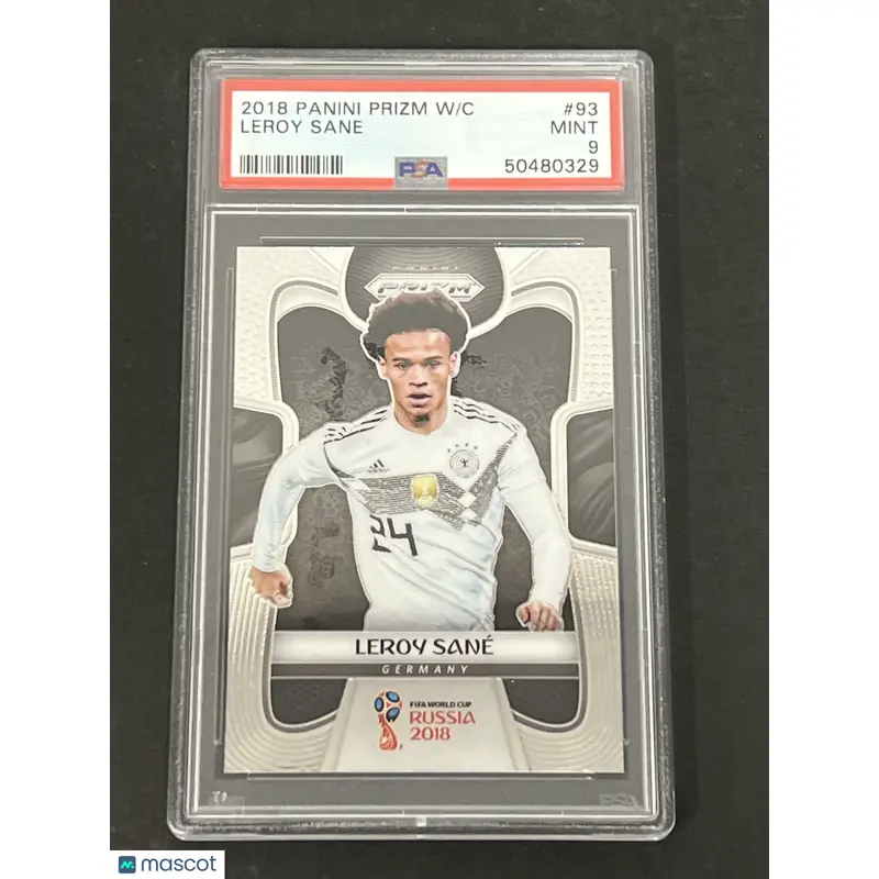 2018 Panini Prizm World Cup #93 Leroy Sane PSA 9