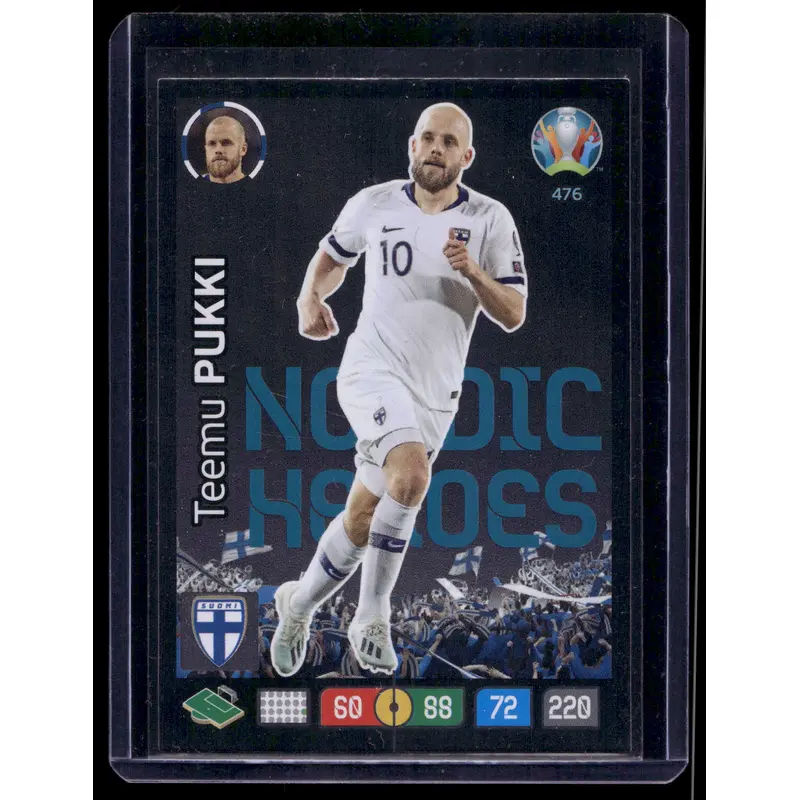 2020 Panini Adrenalyn XL UEFA Euro 2020 - Nordic Heroes - Teemu Pukki #476