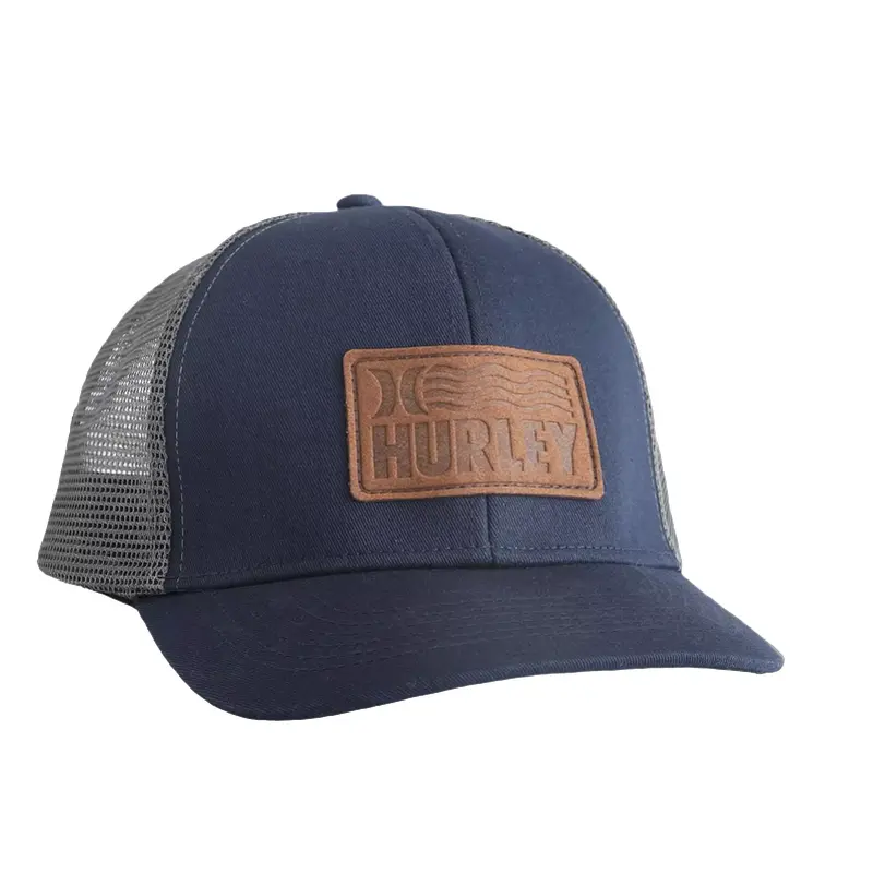 HURLEY NAVY WAVES TRUCKER HAT SNAPBACK MESH HIHM0080 414