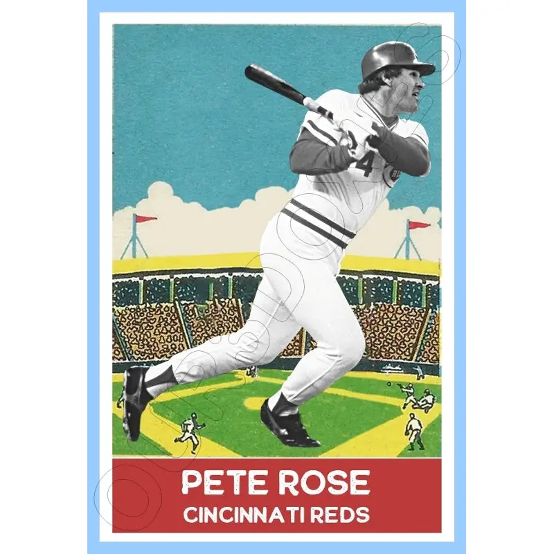 Pete Rose 1933 DeLong Custom Card - 4629