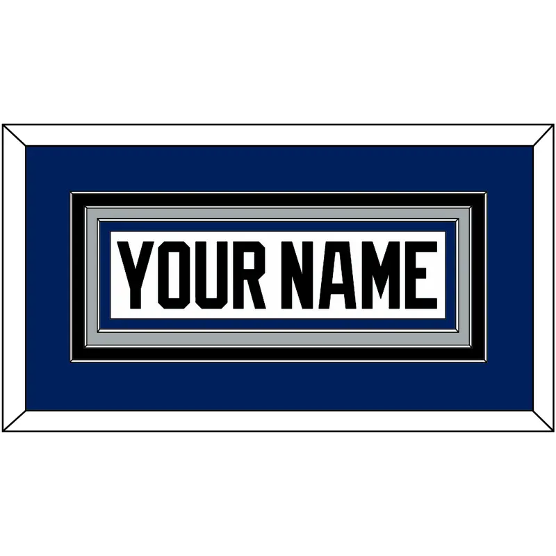 Tampa Bay Nameplate - Home White (2001-2007) - Triple Mat 3