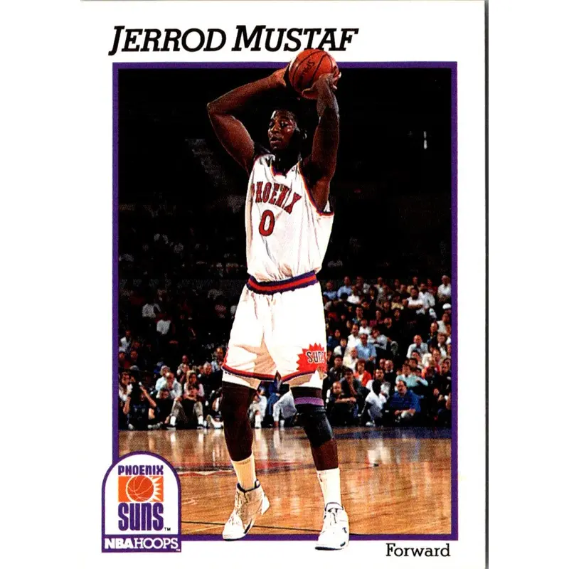 1991 Hoops Jerrod Mustaf #420 Rookie