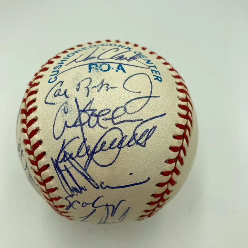 1994 All Star Game Team Signed Baseball Cal Ripken Jr. Kirby Puckett JSA COA