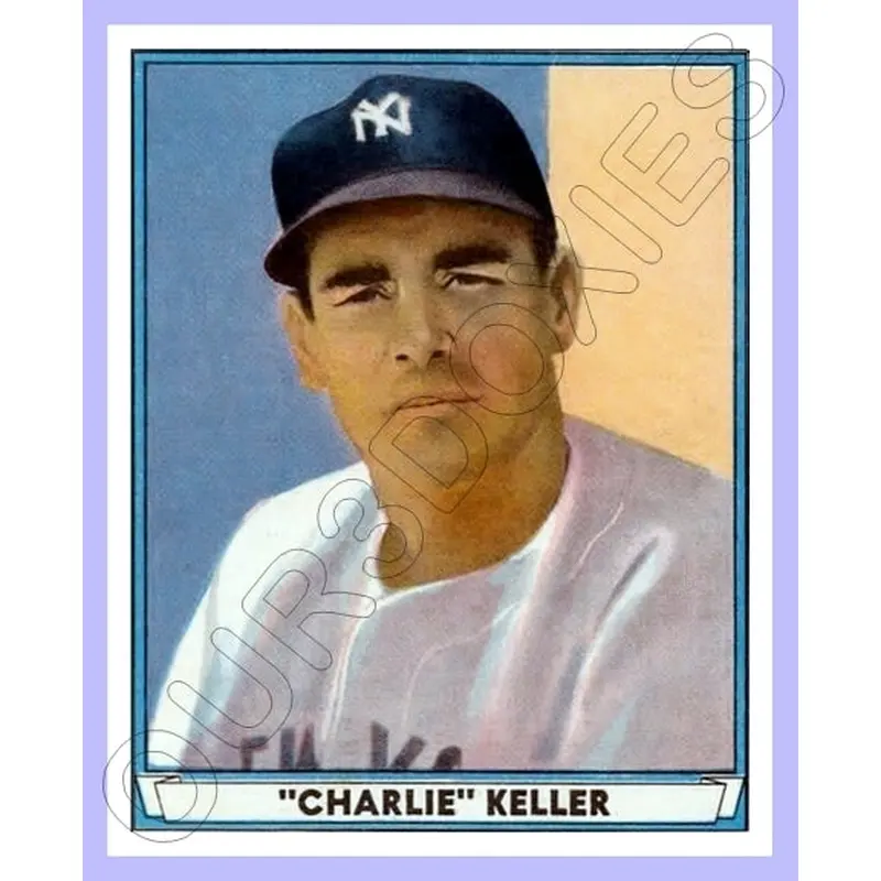 Charlie Keller 1941 Play Ball Reproduction Card - 3787