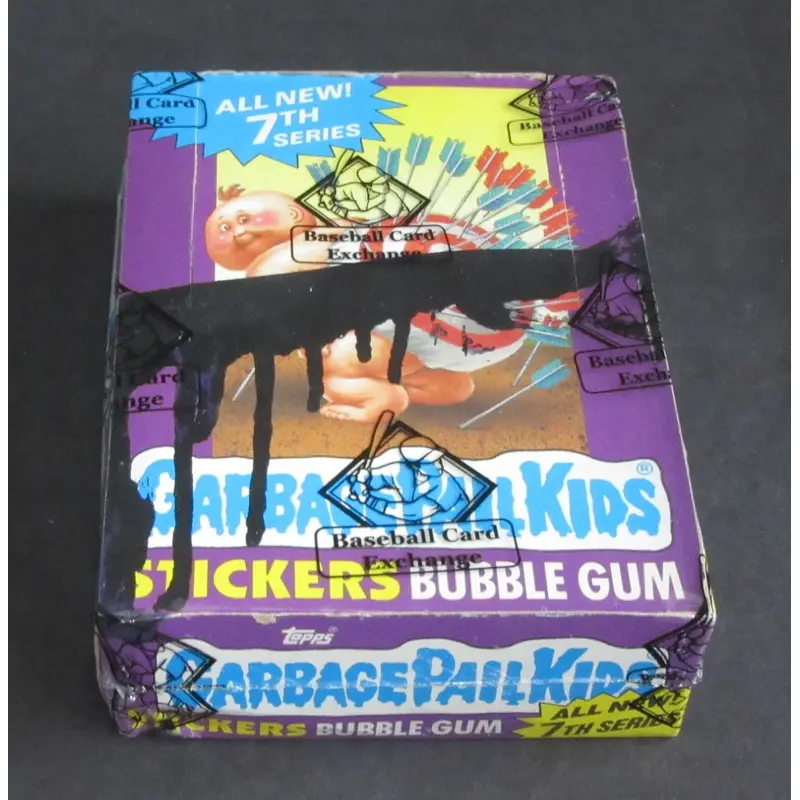 1987 Topps Garbage Pail Kids Series 7 Unopened Wax Box (w/ price) (X-Out) (BBCE)
