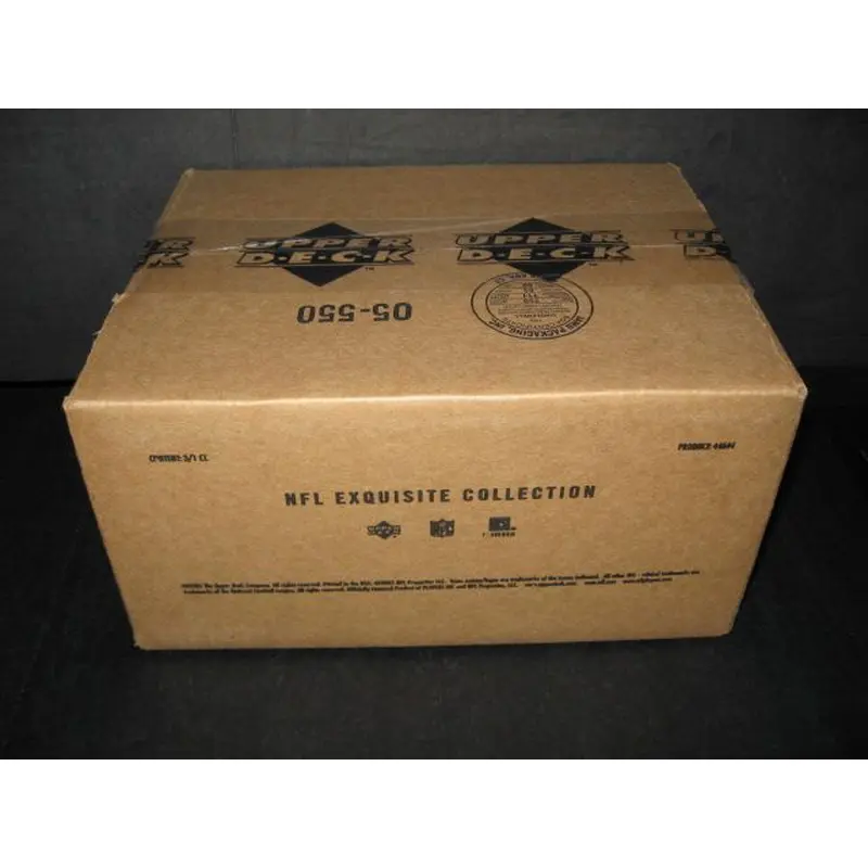 2005 Upper Deck Exquisite Football Case (Hobby) (3 Box)
