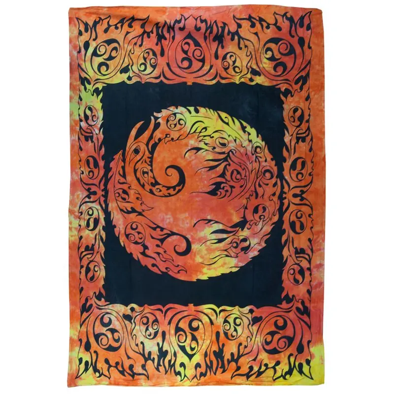 Celtic Phoenix Fire Full Tapestry