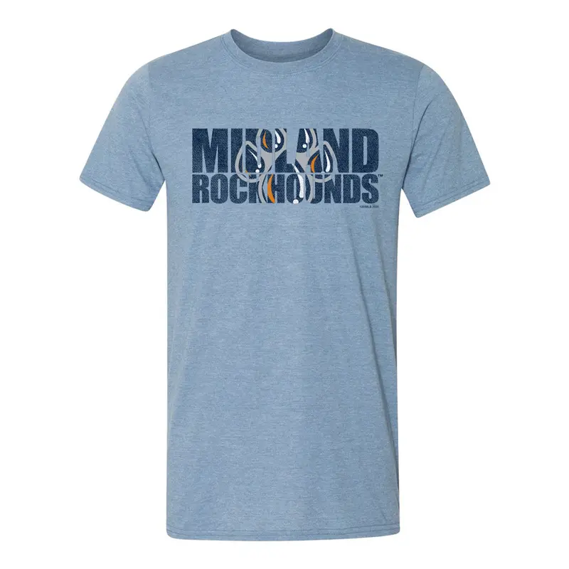 Midland RockHounds 108 Stitches Block Tee