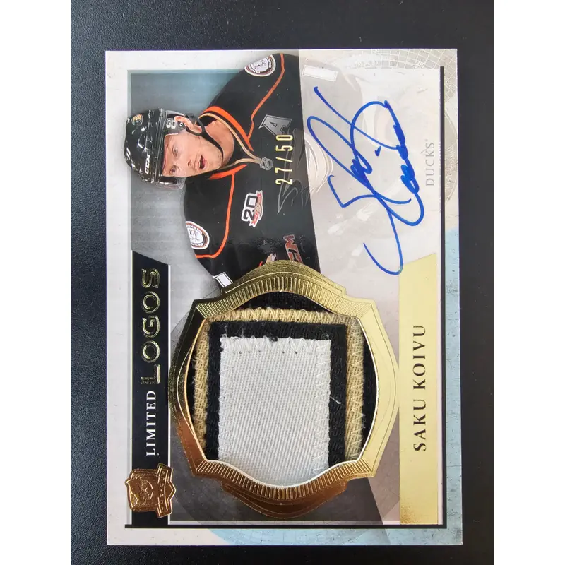 2013-14 Upper Deck The Cup - Limited Logos Autographs Saku Koivu #LL-SK /50