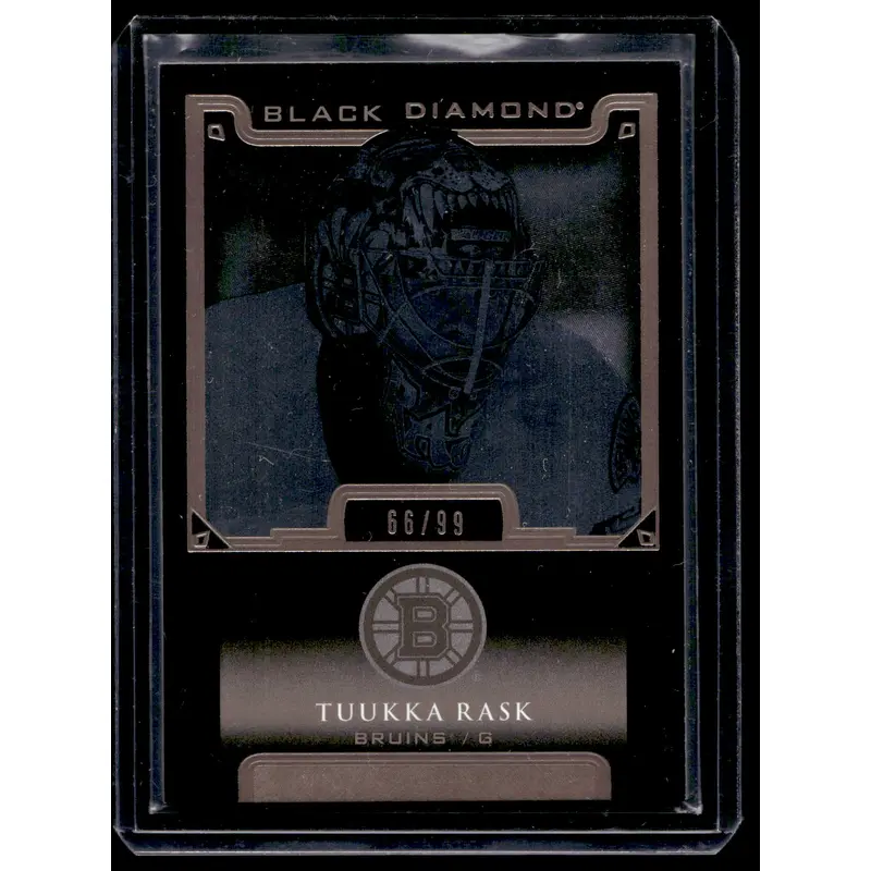 2015-16 Upper Deck Black Diamond - Pure Black - Tuukka Rask #BDB-TR /99
