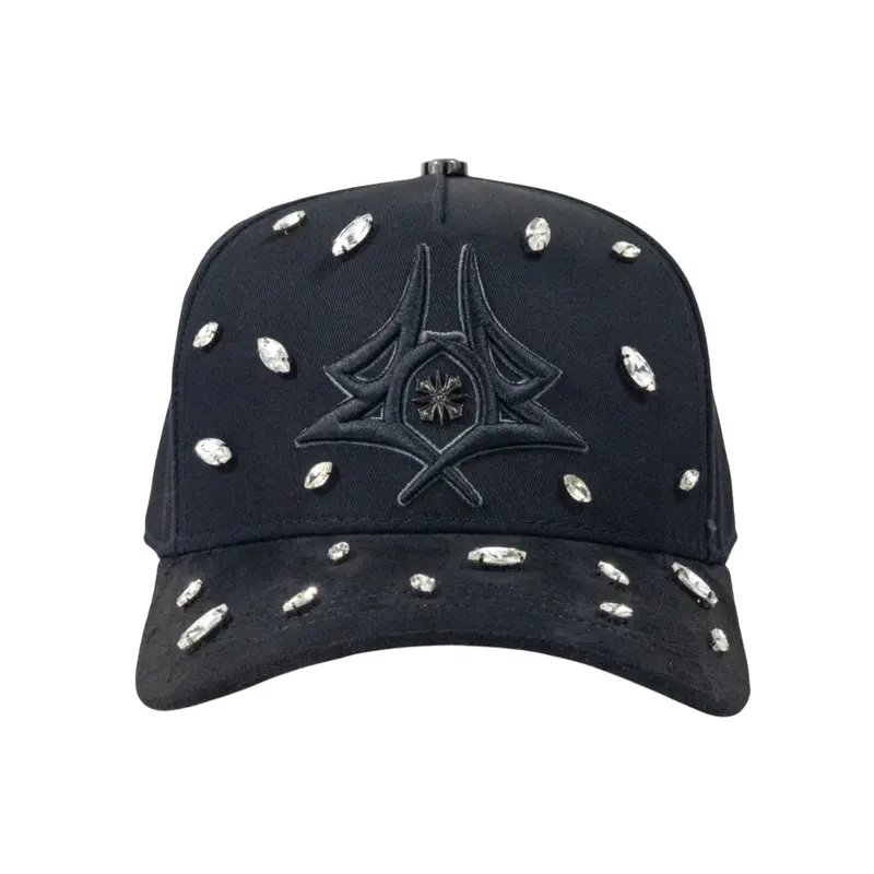 BAEZ BB DIAMONDZ BLACK SNAPBACK HAT BZDIAMONDS BLK