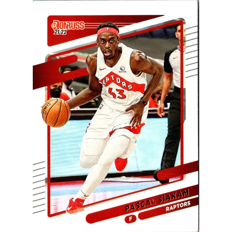 2021 Donruss Holo Red and Gold Laser Pascal Siakam #93