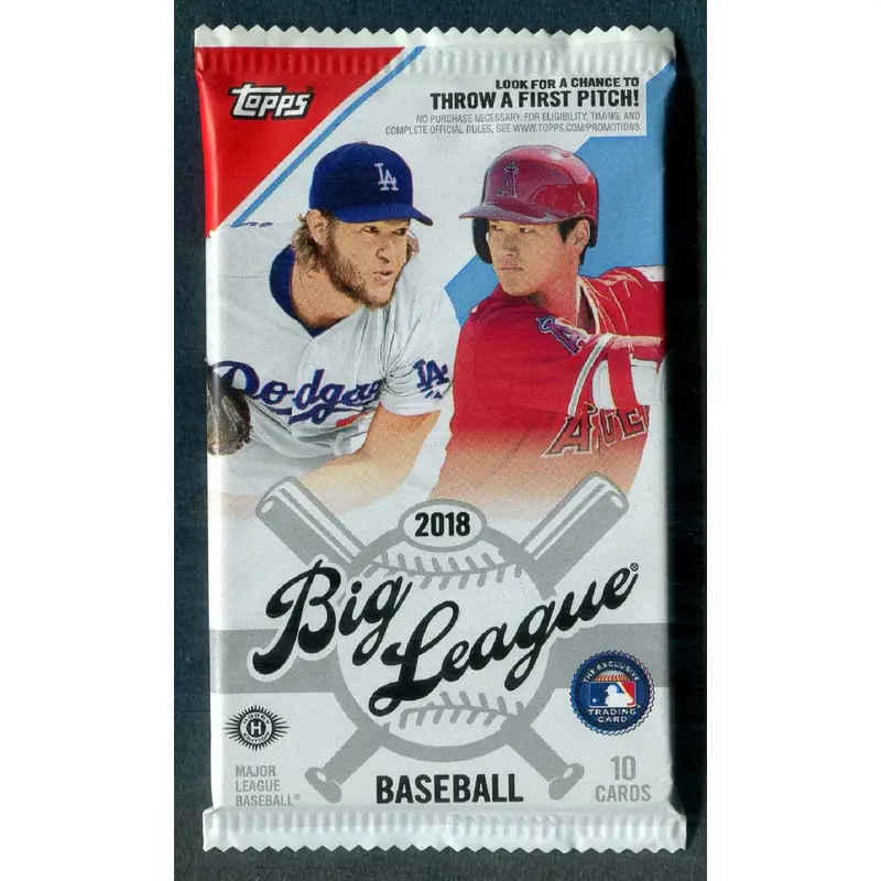 2018 Topps Big League Baseball Unopened Pack (Hobby) (10)