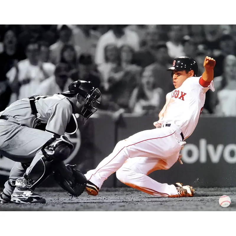 Jacoby Ellsbury "Sliding Home" (2009) Boston Red Sox Poster Print - Photofile 16x20