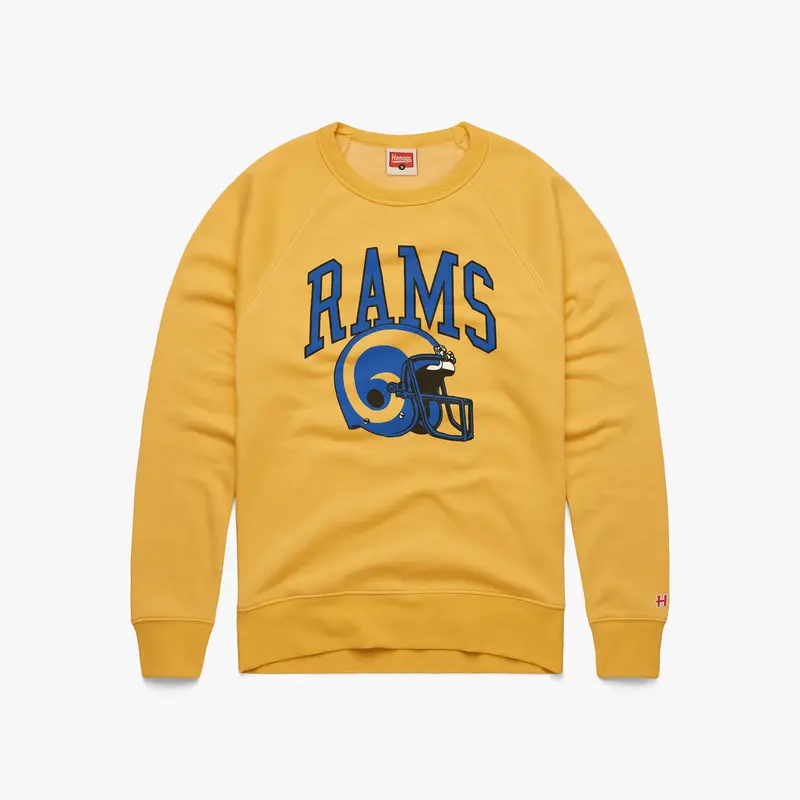 Los Angeles Rams Helmet Retro Crewneck