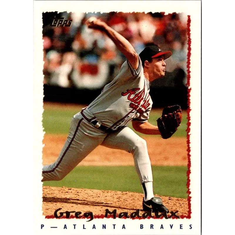 1995 Topps Finest Bronze Greg Maddux #2