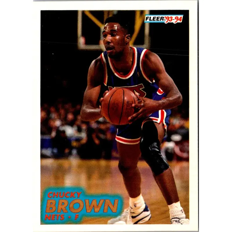 1993 Fleer Chucky Brown #132