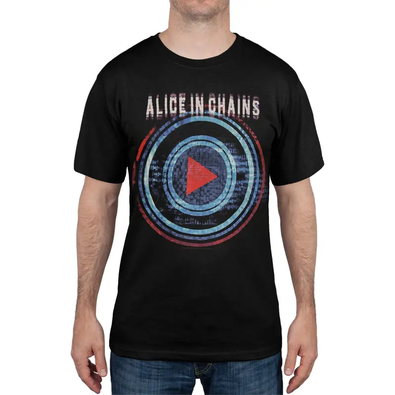 Alice In Chains - Play Button Scranton Las Vegas Tour T-Shirt