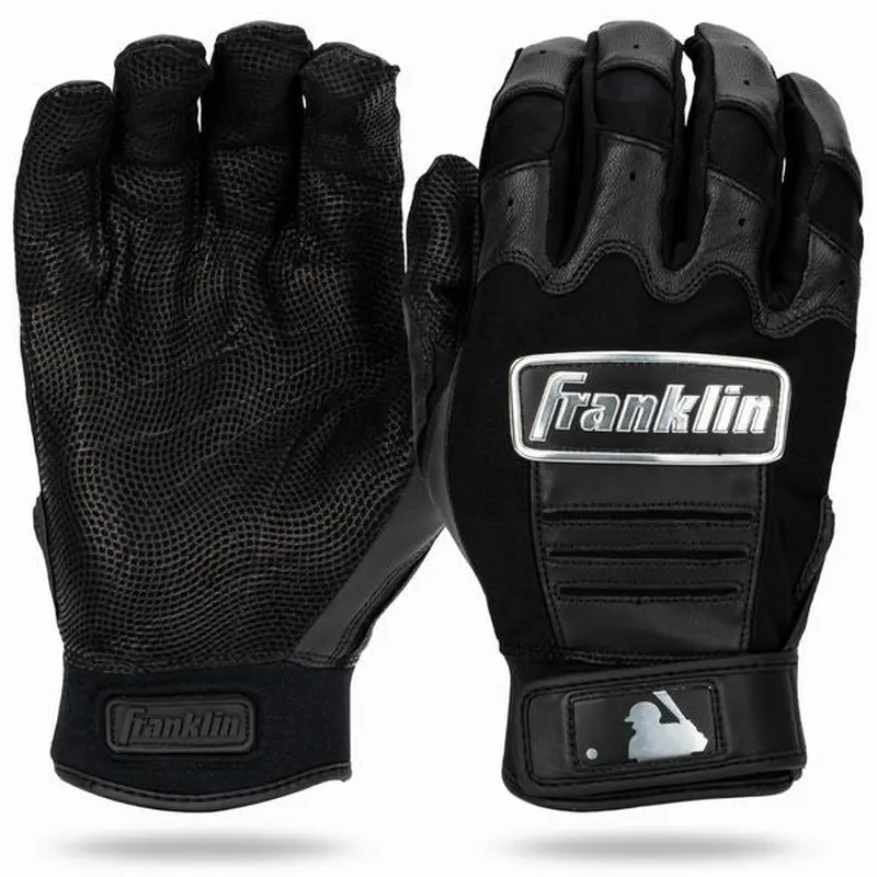 New Franklin CFX Pro Batting Gloves Red Size Medium - Black