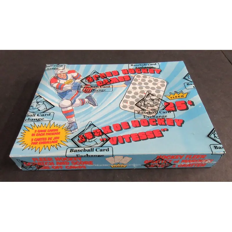 1984/85 Fleer Speed Hockey Games Unopened Box (BBCE)