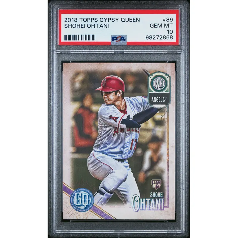 Shohei Ohtani 2018 Topps Gypsy Queen Rookie #89 PSA 10 Gem Mint 2868