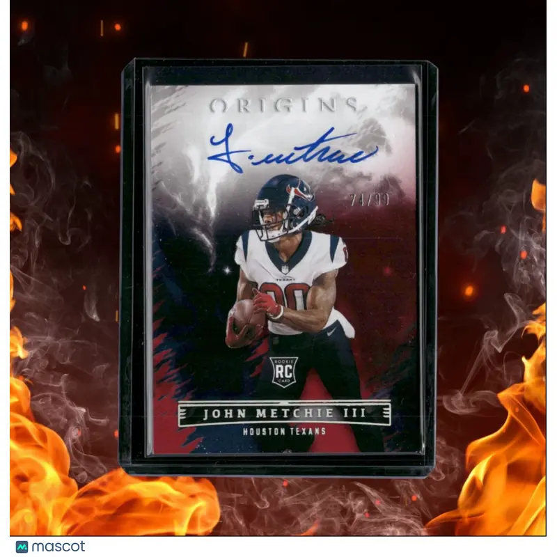 2022 Panini Origins John Metchie III Red Rookie Auto 74/99 #RAU-JME