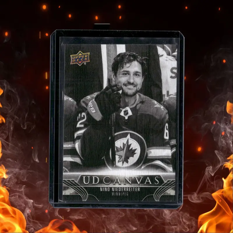 2023-24 Upper Deck UD Canvas Black Nino Niederreiter #C87
