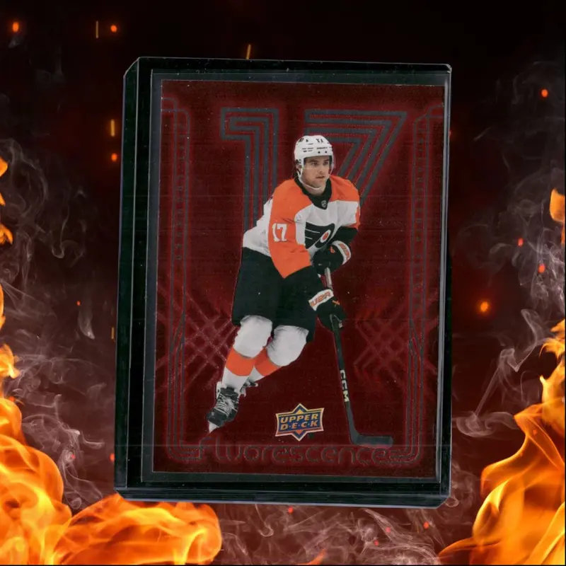 2024-25 Upper Deck Jett Luchanko Flurorescence Red Rookie #F-32