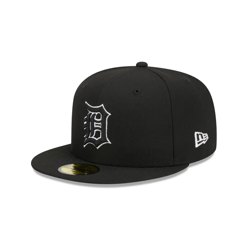 New Era - 59FIFTY Fitted Cap - Detroit Tigers - Black Outline