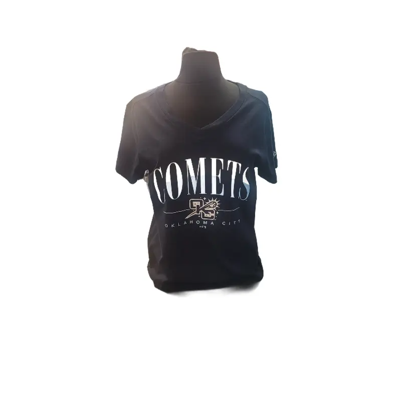 OKC Comets Women's Home V-Neck Navy Tee