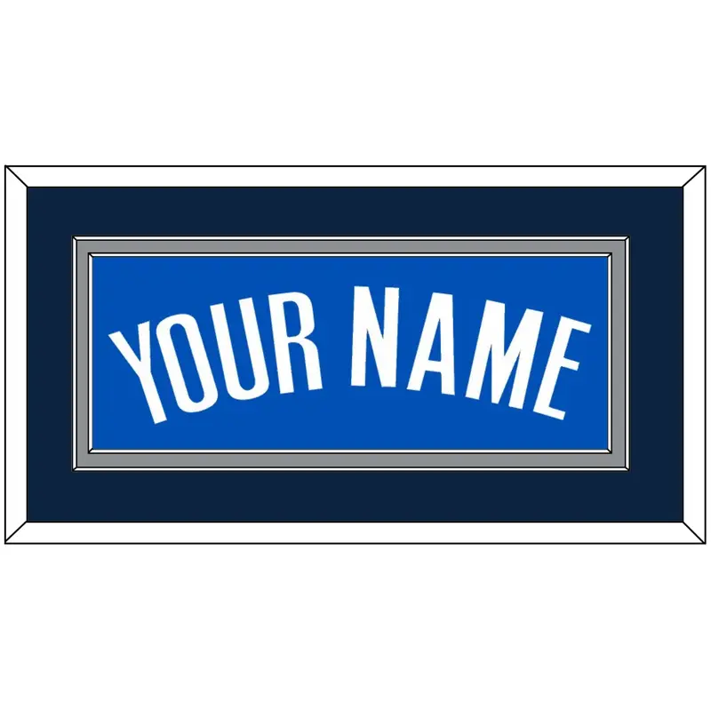 Dallas Name - Blue Icon - Double Mat 2