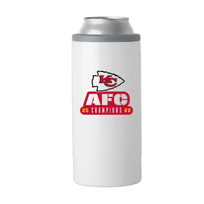 KC Chiefs 12oz Conference Champs Slim Can Coolie