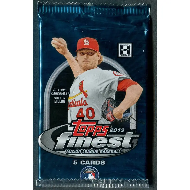2013 Topps Finest Baseball Unopened Pack (Hobby) (5)