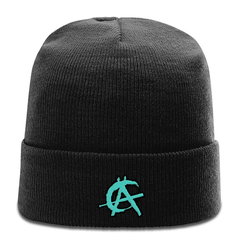 Classic Anarchy Custom Beanie with Cuff