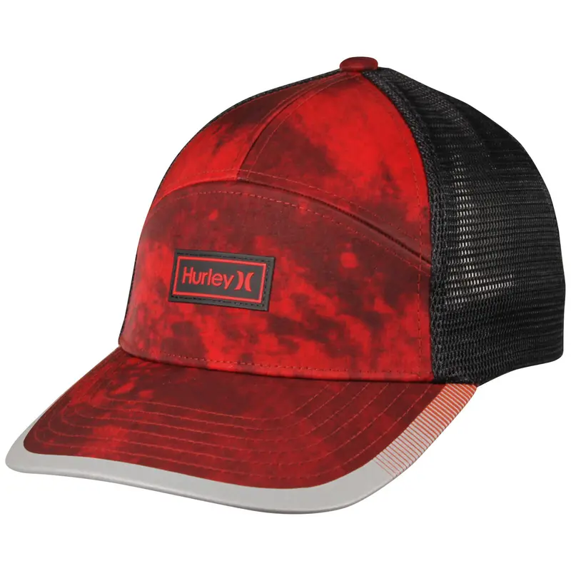 HURLEY HATS RED MISSION TRUCKER SIZE S/M HIHM0020 601