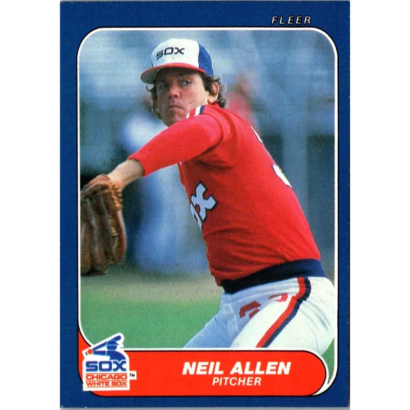 1986 Fleer Update Neil Allen #U-3